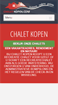 Mobile Screenshot of chalet-kopen.com